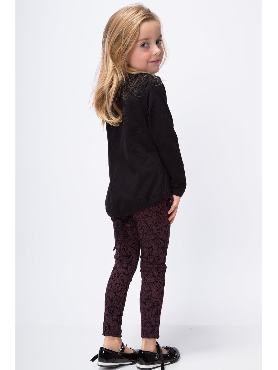 Bluza cu broderie, neagra NDZ8169 - Magazin online - Boutique